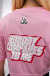 T-SHIRT CROP NOBODY ROSA