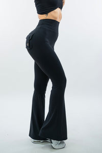 LEGGINGS A ZAMPA DI ELEFANTE VENUS NERO