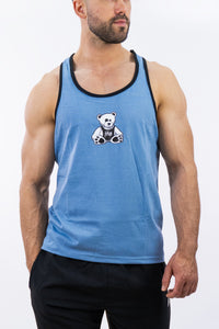 CANOTTA GYM HEROES AZZURRA