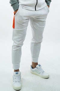 JOGGERS IMPRESSION BIANCO