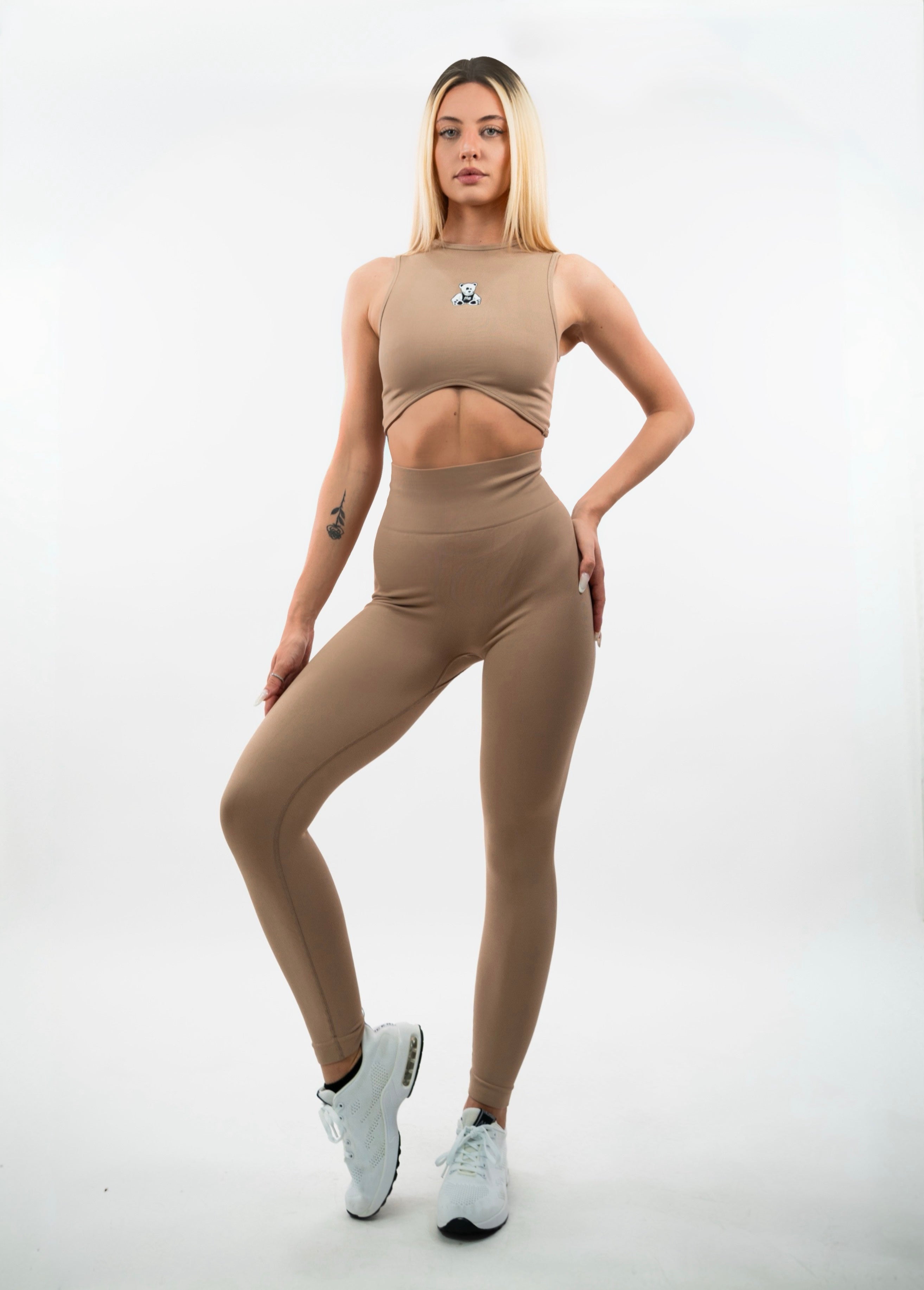 LEGGINGS MOTION BEIGE