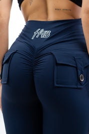 LEGGINGS A ZAMPA DI ELEFANTE VENUS BLU NAVY