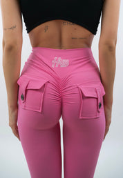 LEGGINGS A ZAMPA DI ELEFANTE VENUS ROSA