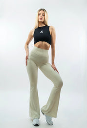 LEGGINGS A ZAMPA DI ELEFANTE VENUS CREMA