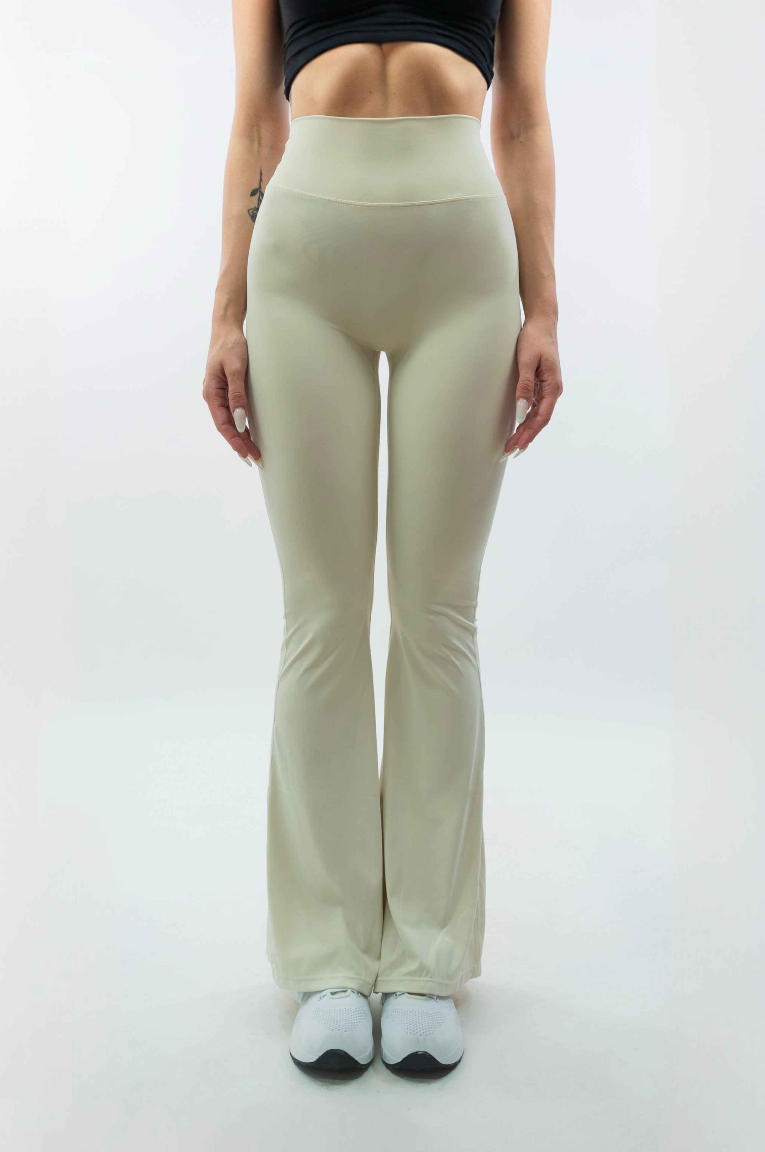 LEGGINGS A ZAMPA DI ELEFANTE VENUS CREMA