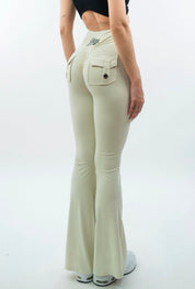 LEGGINGS A ZAMPA DI ELEFANTE VENUS CREMA