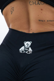 LEGGINGS A ZAMPA DI ELEFANTE AURA NERO