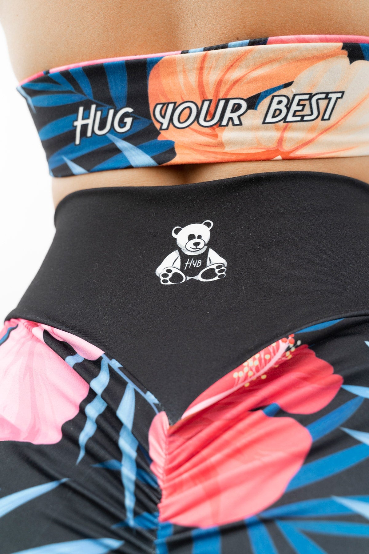LEGGINGS INTENSE FLORAL NERO