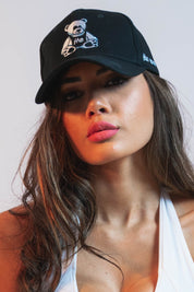 CAPPELLINO VISIERA CURVA NERO