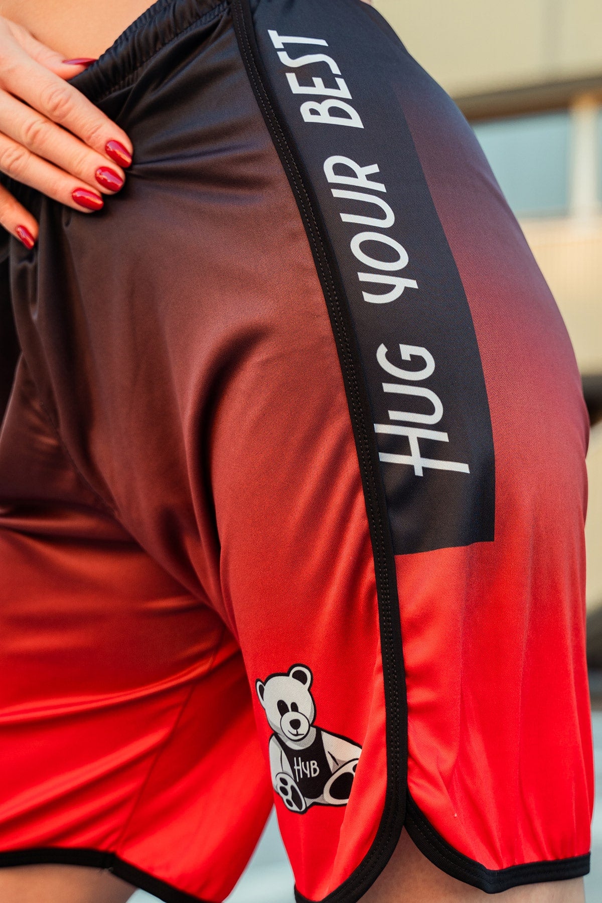 SHORTS URBAN RED