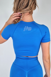 CROP TOP EVOLUTION BLU ELETTRICO