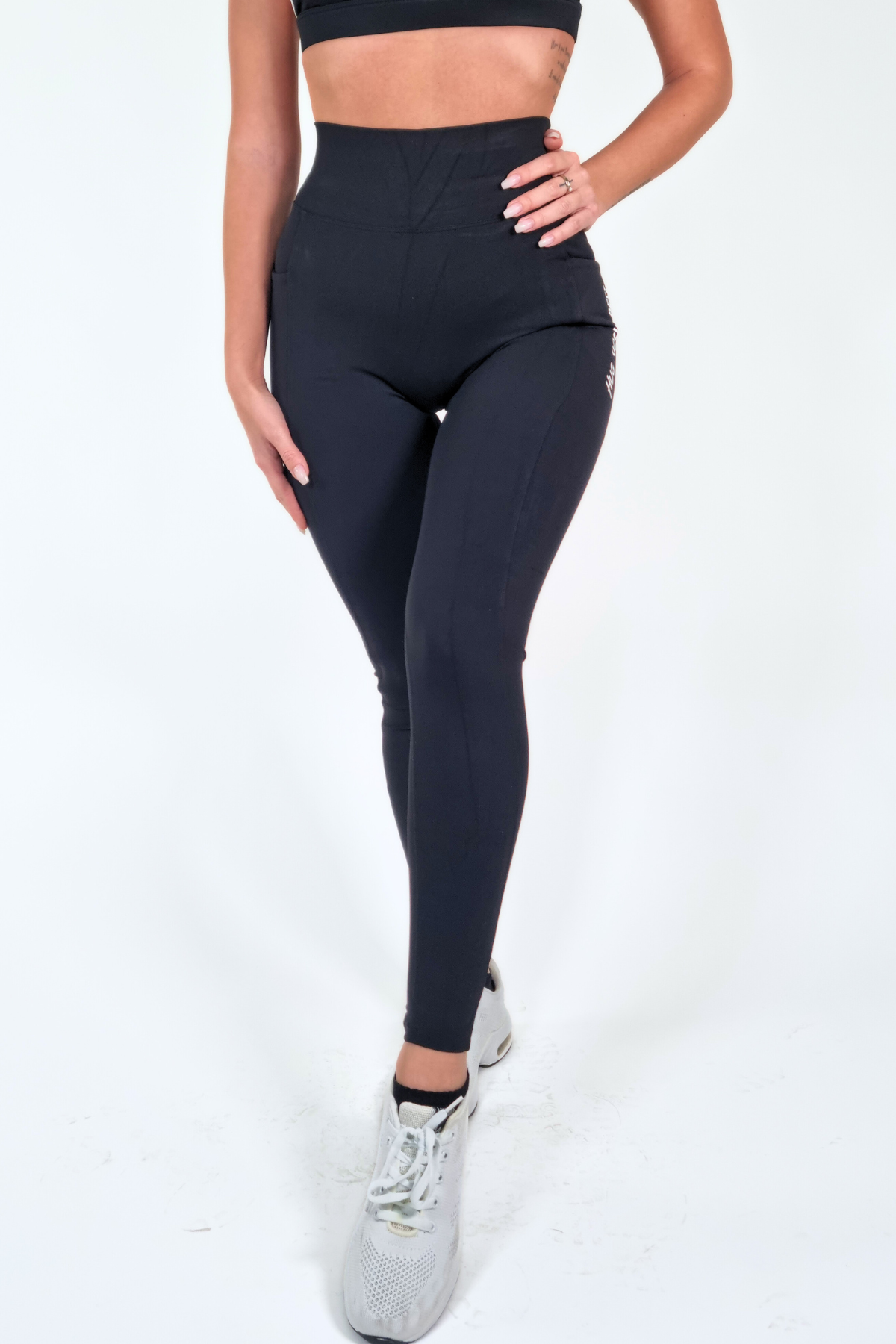 LEGGINGS ILLUSION NERO