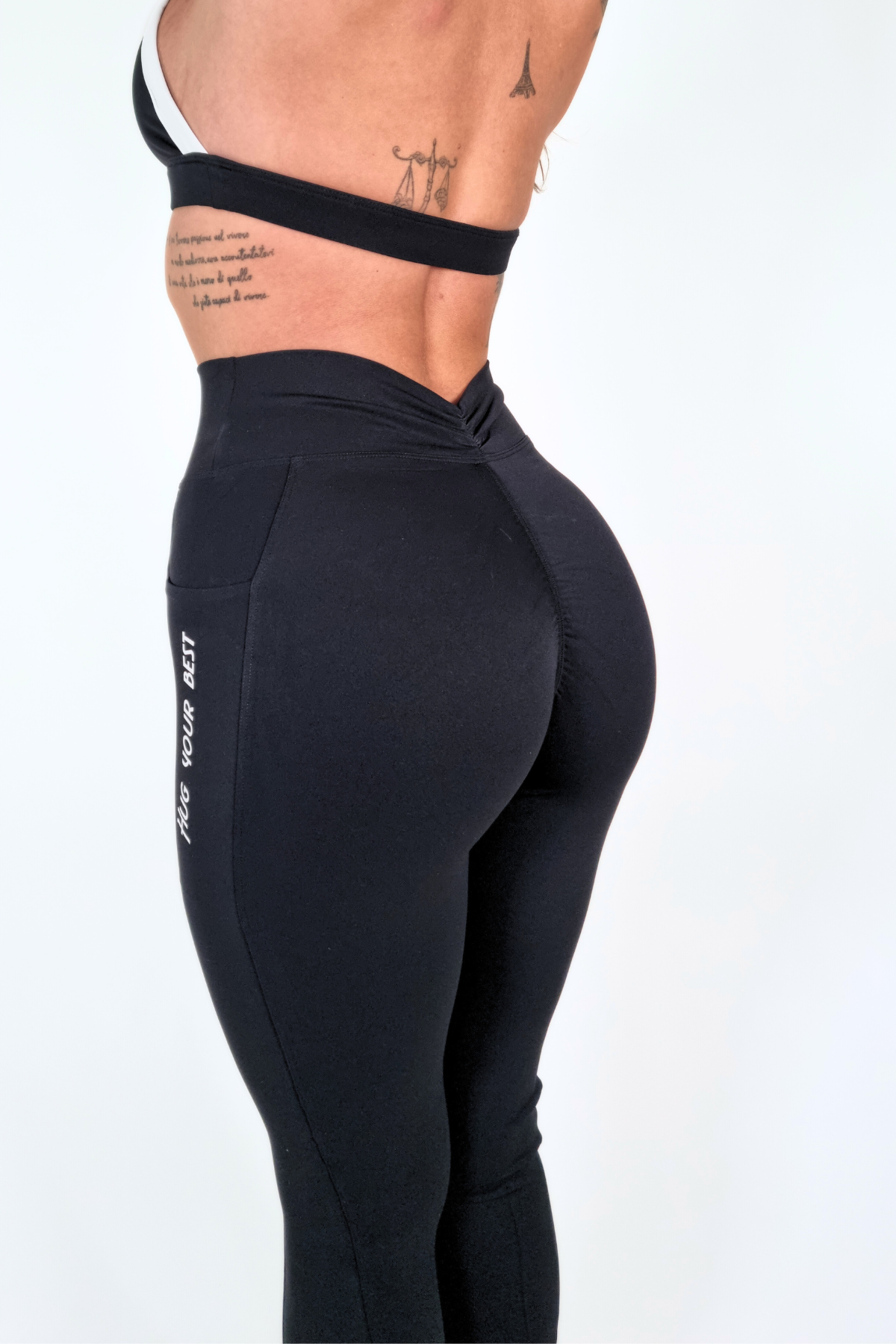 LEGGINGS ILLUSION NERO