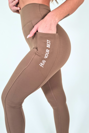 LEGGINGS ILLUSION SABBIA