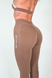 LEGGINGS ILLUSION SABBIA