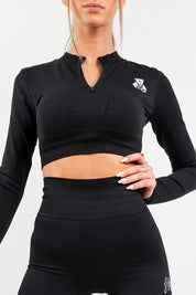 CROP TOP HARMONY NERO