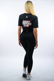 T-SHIRT CROP NOBODY NERA
