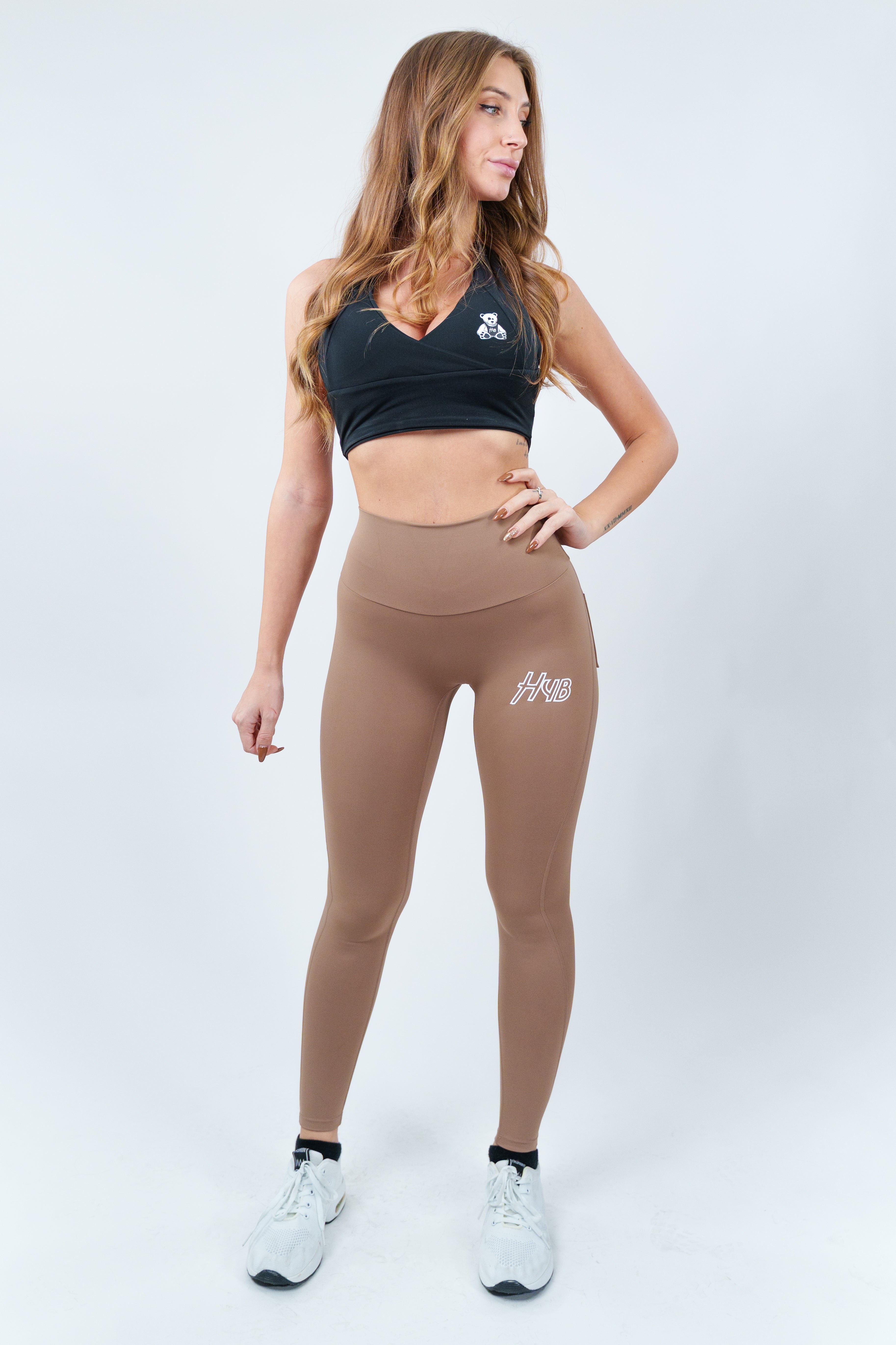 LEGGINGS VENUS SPORT MARRONE