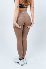 LEGGINGS VENUS SPORT MARRONE