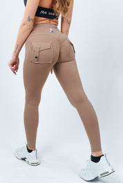 LEGGINGS VENUS SPORT MARRONE