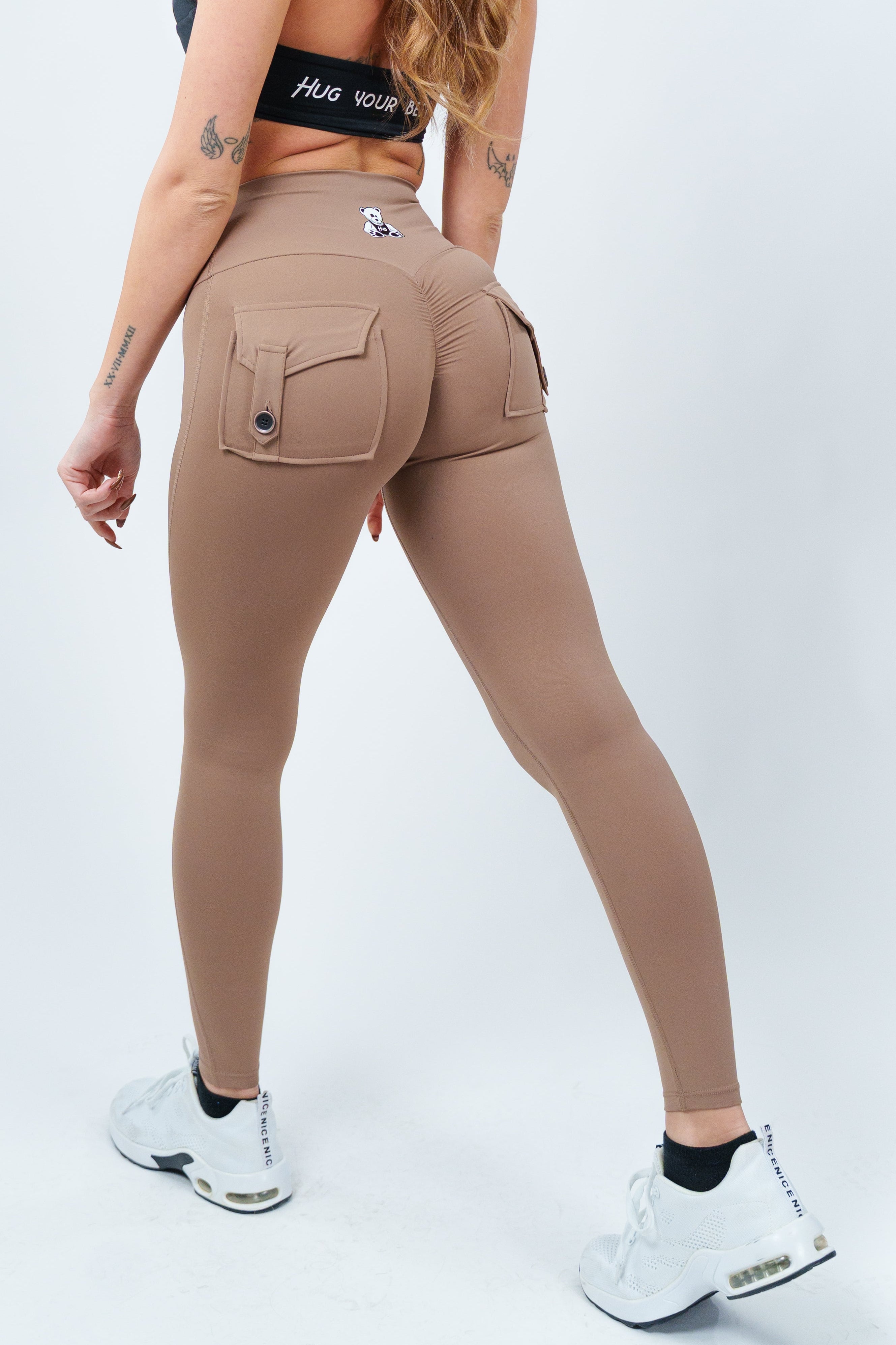 LEGGINGS VENUS SPORT MARRONE