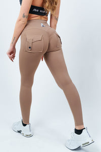 LEGGINGS VENUS SPORT MARRONE