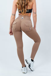 LEGGINGS VENUS SPORT MARRONE