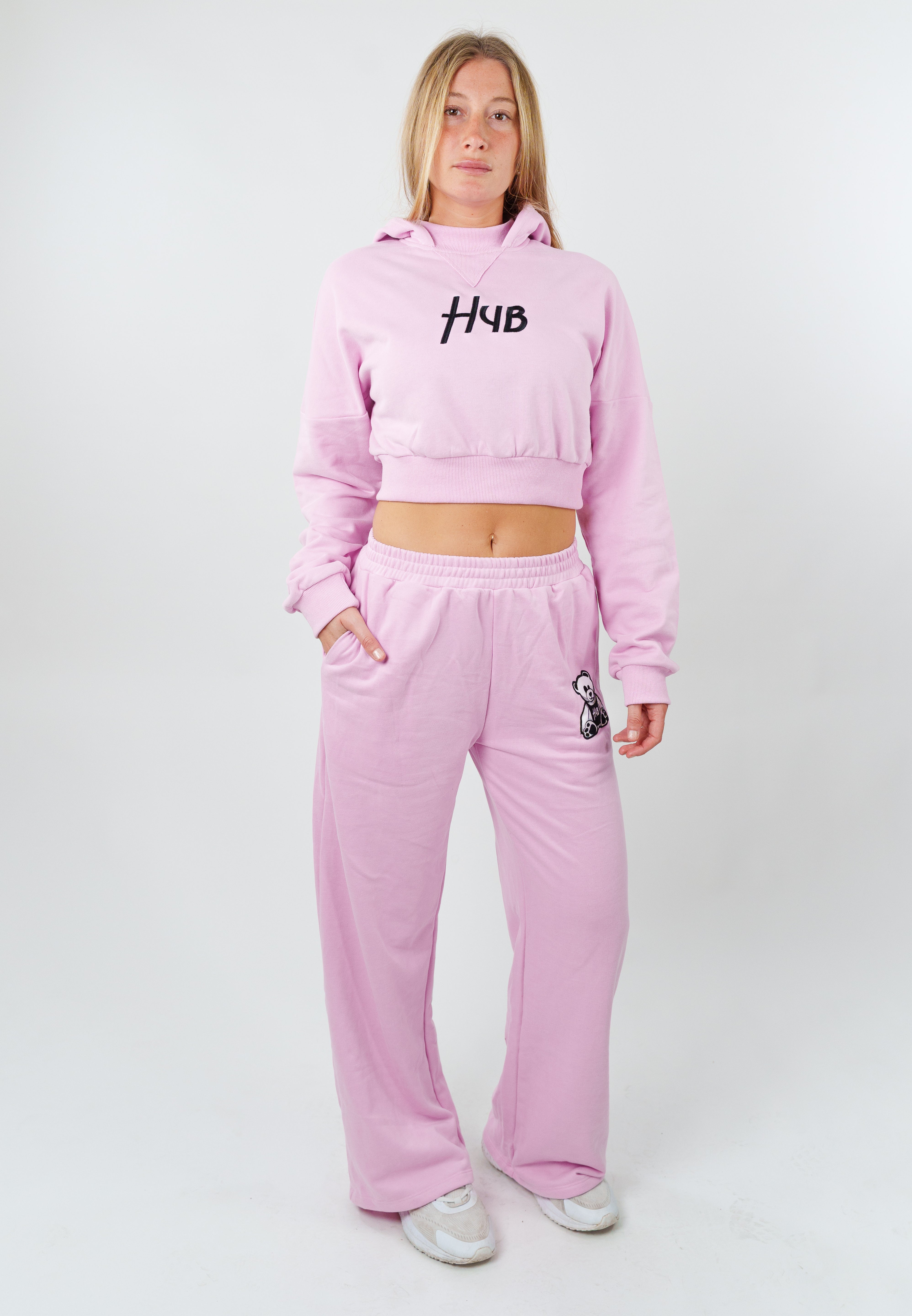 FELPA CROP ESSENZA ROSA
