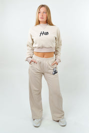 PANTALONE PALAZZO ESSENZA AVORIO