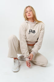 FELPA CROP ESSENZA AVORIO