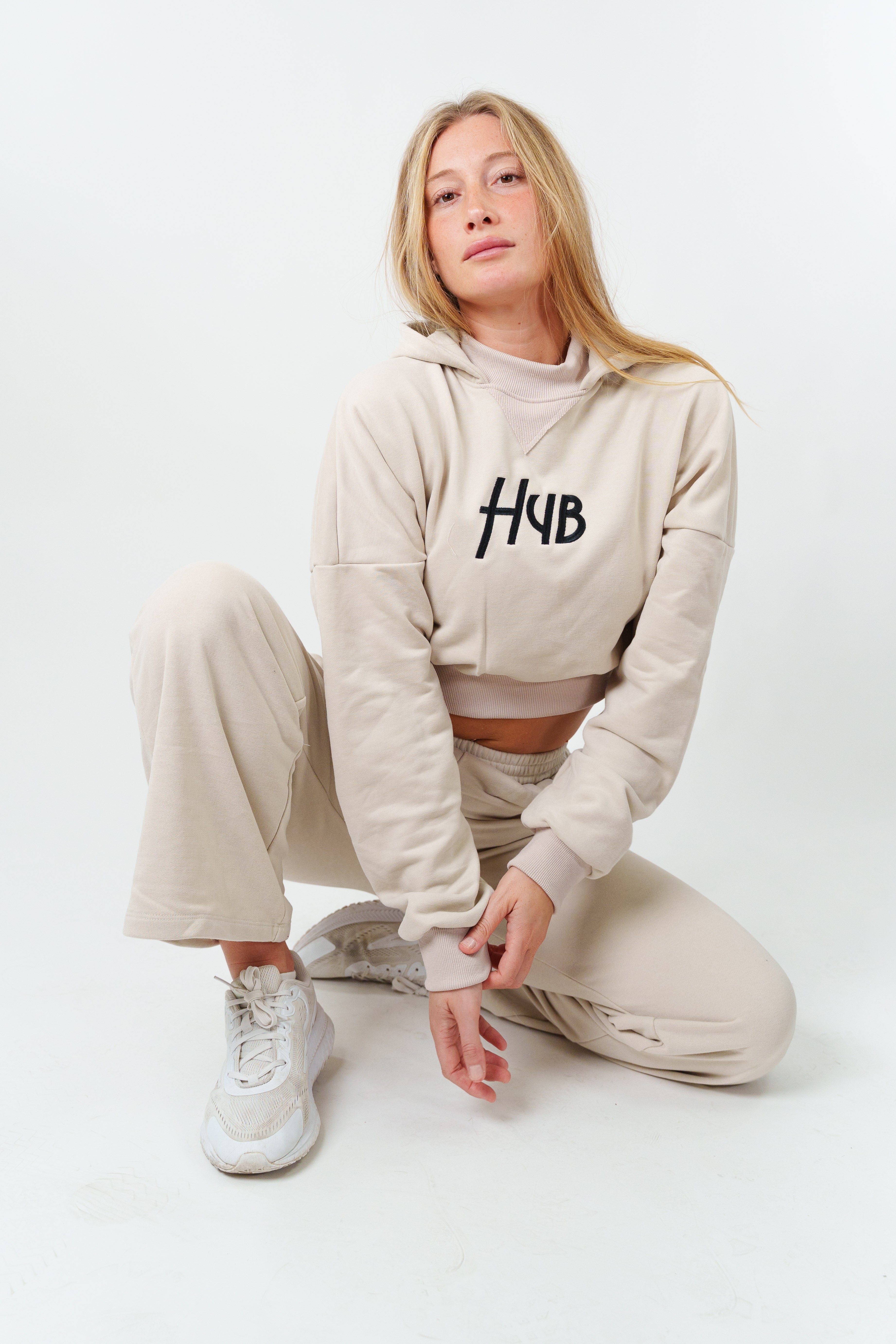 FELPA CROP ESSENZA AVORIO