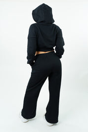 FELPA CROP ESSENZA NERA