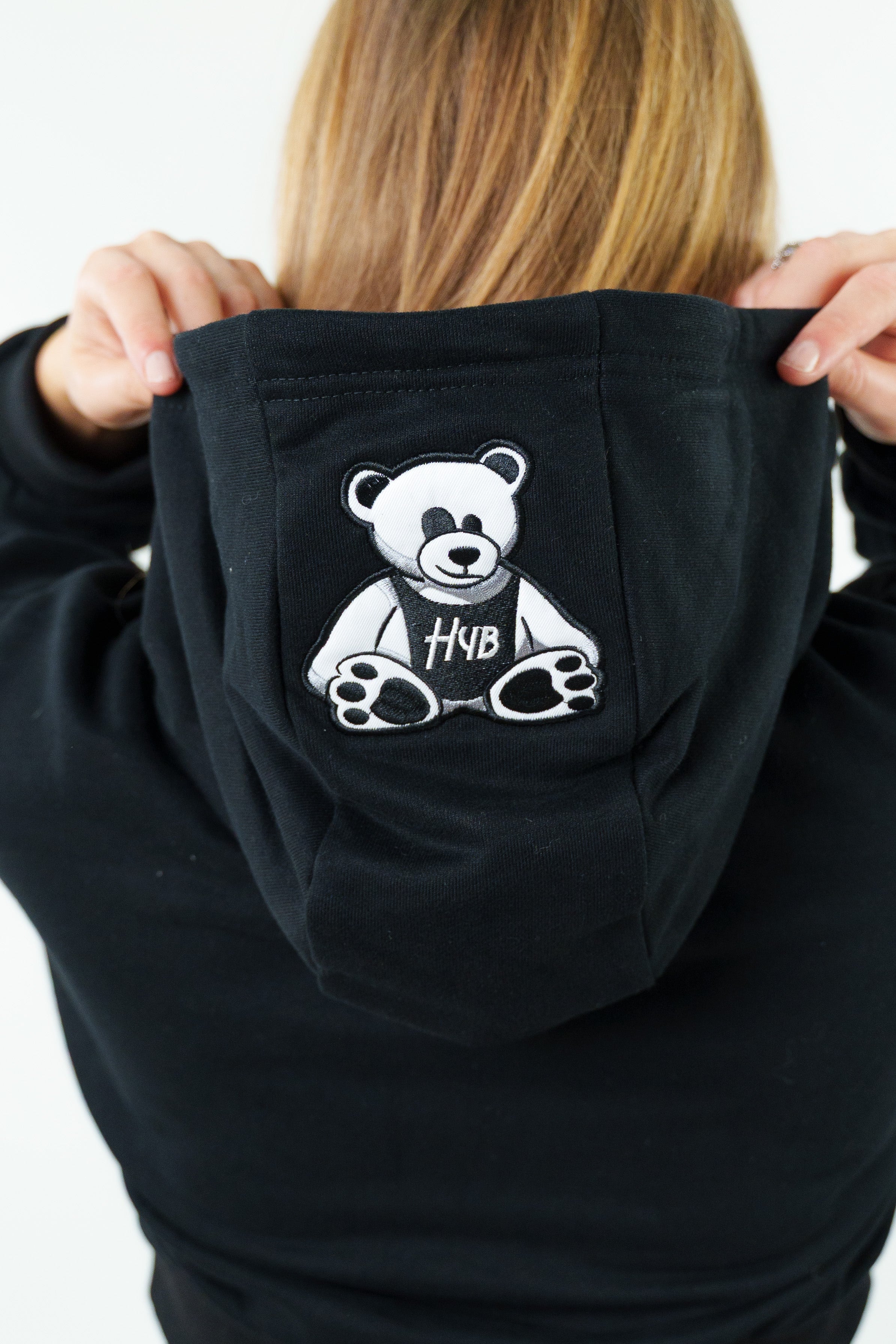 FELPA CROP ESSENZA NERA