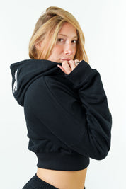 FELPA CROP ESSENZA NERA