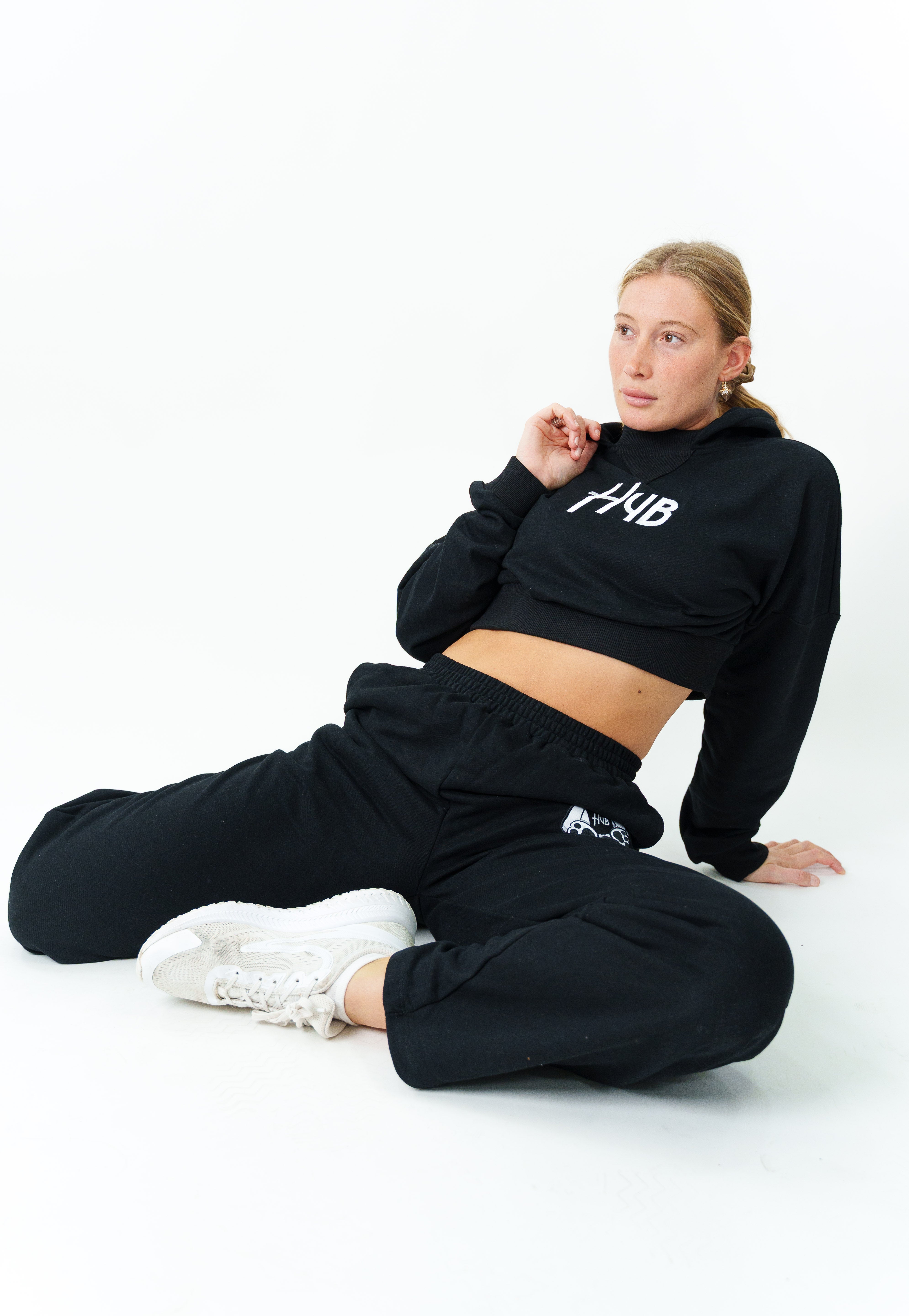 PANTALONE PALAZZO ESSENZA NERO