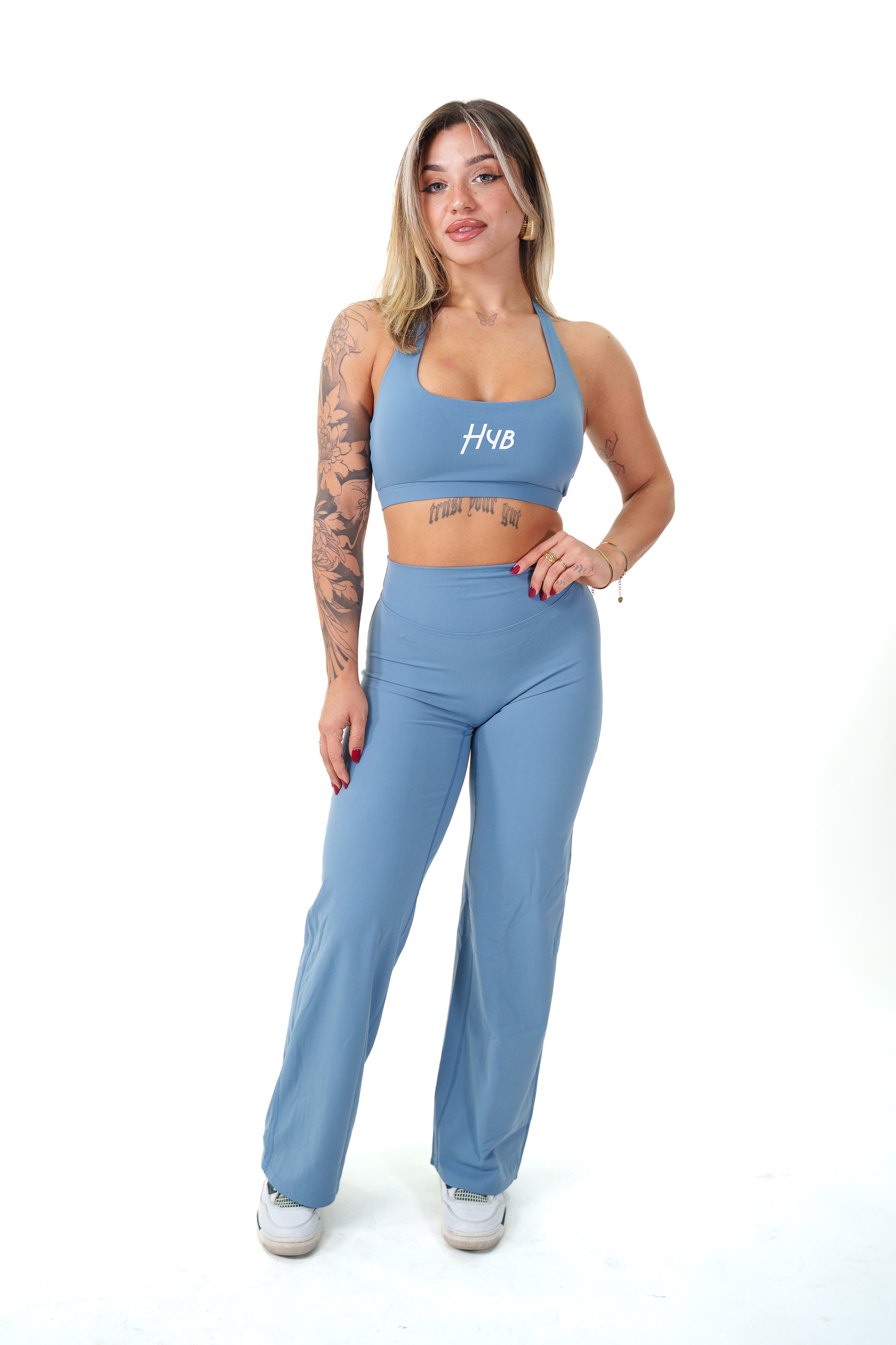 LEGGINGS PALAZZO RITUAL COBALTO