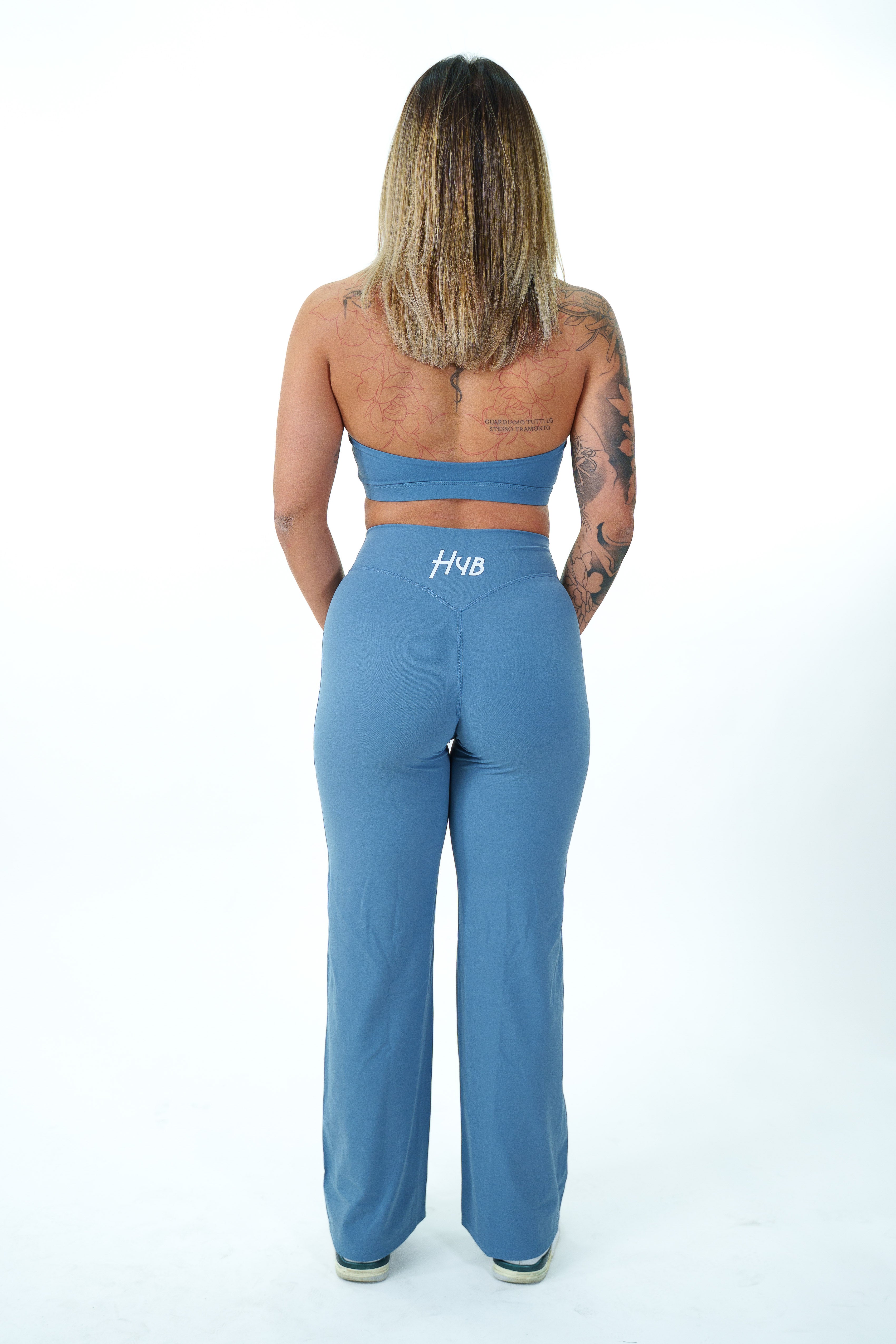 LEGGINGS PALAZZO RITUAL COBALTO