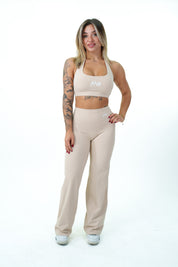 LEGGINGS PALAZZO RITUAL BEIGE