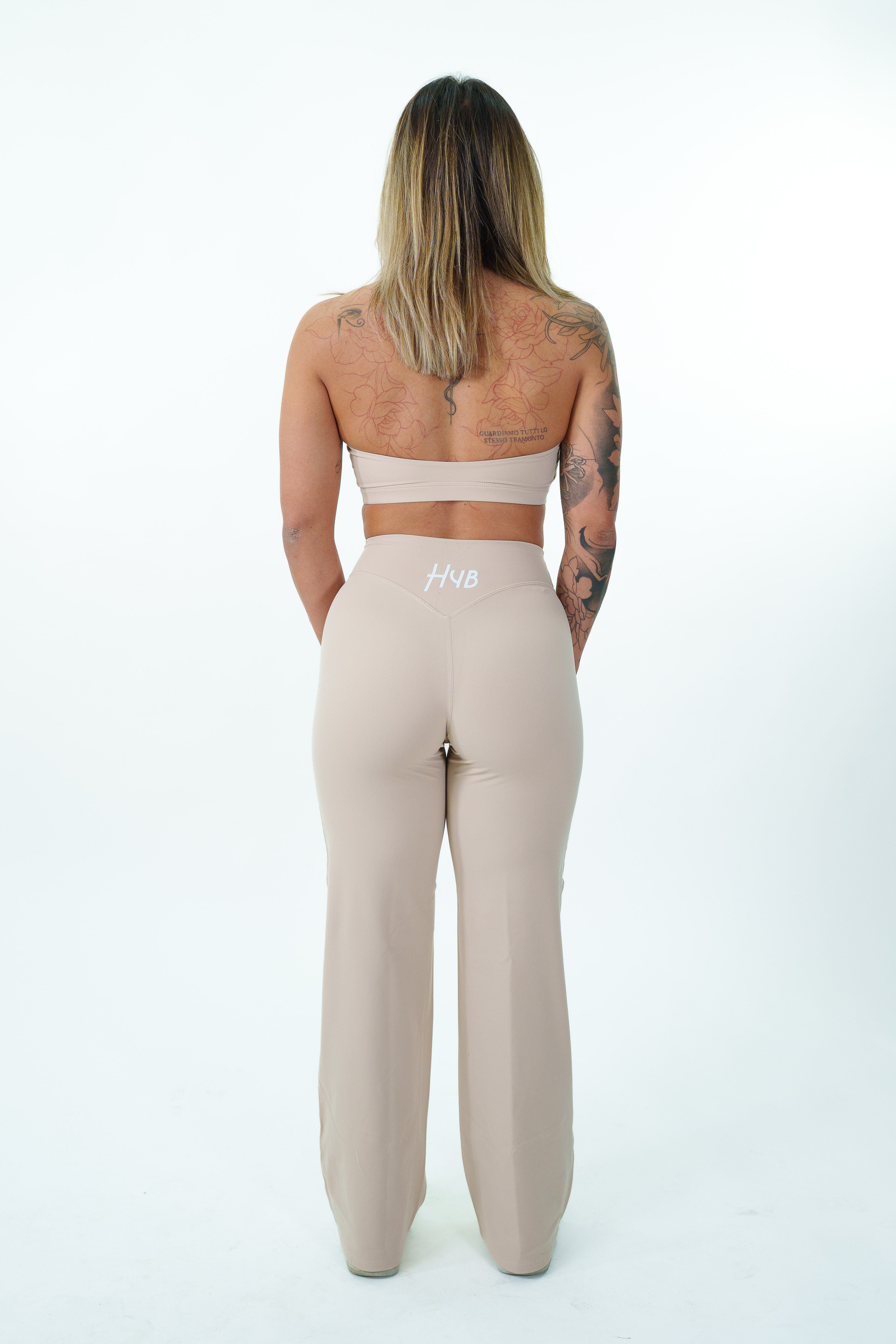 LEGGINGS PALAZZO RITUAL BEIGE