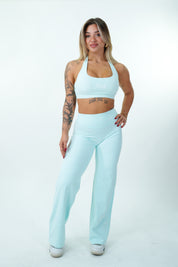 LEGGINGS PALAZZO RITUAL AZZURRO