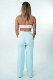 LEGGINGS PALAZZO RITUAL AZZURRO