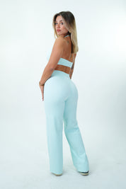 LEGGINGS PALAZZO RITUAL AZZURRO