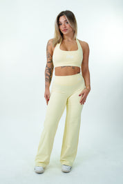 LEGGINGS PALAZZO RITUAL GIALLO