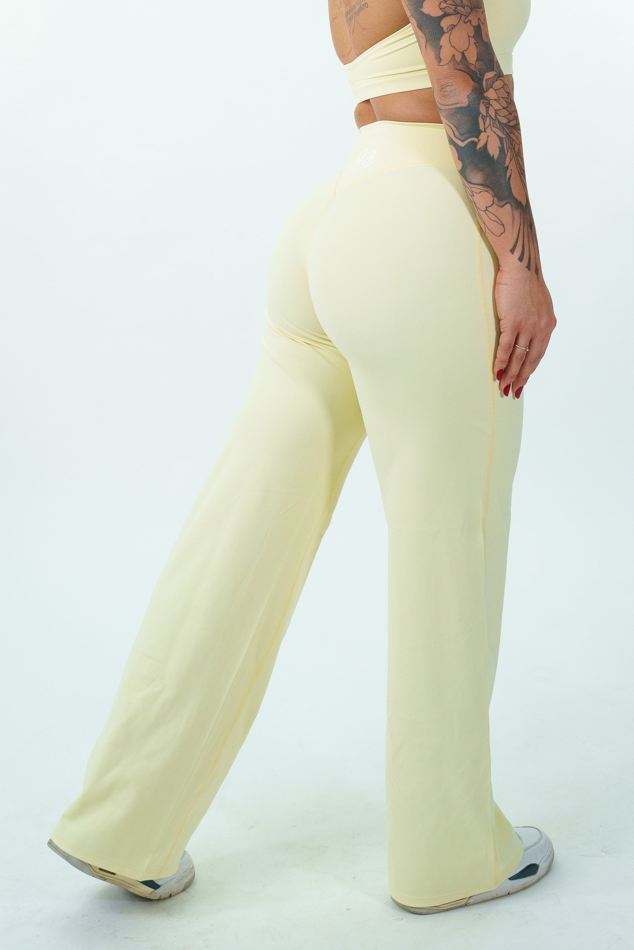 LEGGINGS PALAZZO RITUAL GIALLO