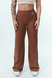 LEGGINGS PALAZZO RITUAL MARRONE