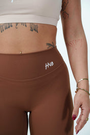 LEGGINGS PALAZZO RITUAL MARRONE