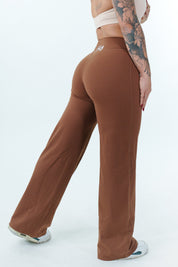 LEGGINGS PALAZZO RITUAL MARRONE