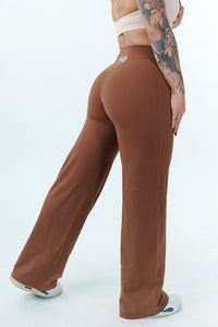 LEGGINGS PALAZZO RITUAL MARRONE