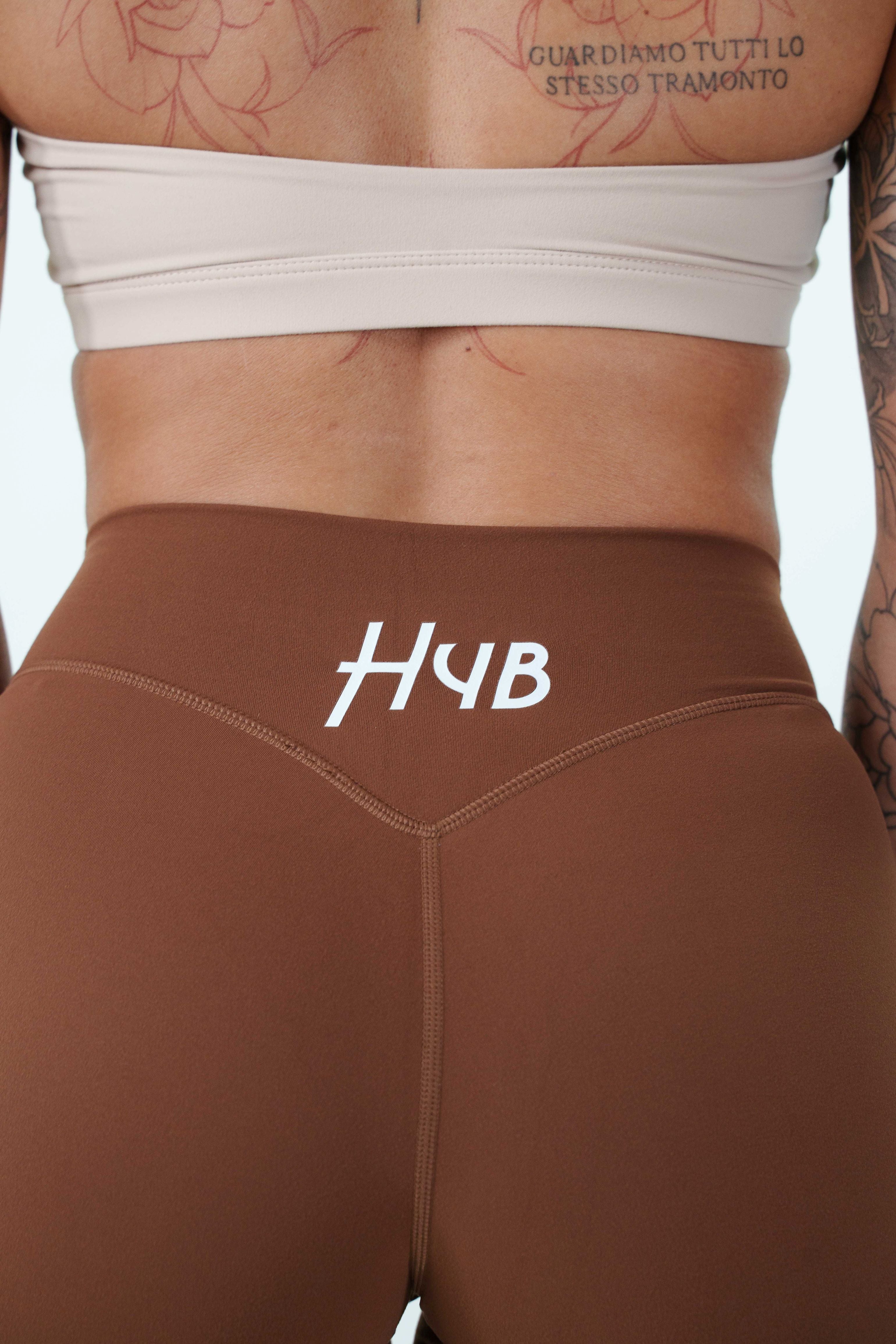 LEGGINGS PALAZZO RITUAL MARRONE