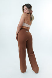 LEGGINGS PALAZZO RITUAL MARRONE